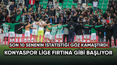 Konyaspor lige fırtına gibi başlıyor!