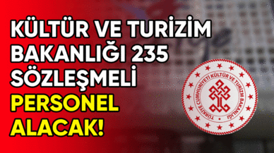 Kültür ve Turizm Bakanlığı 235 Sözleşmeli Personel Alacak