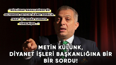 Metin Külünk, Diyanet İşleri Başkanlığına Bir Bir Sordu!