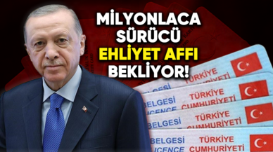 Milyonlarca sürücü ehliyet affı istiyor!