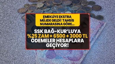 SSK, Bağ-kur'luya %25 zam, seyyanen, intibak, torba yasa derken son dakika müjdeli haber