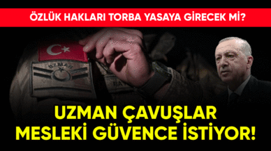 Uzman Çavuşlar mesleki güvence istiyor