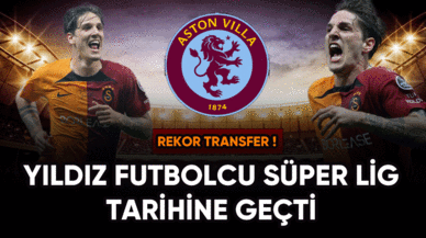 Yıldız futbolcu Süper Lig tarihine geçti