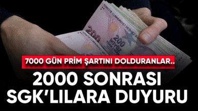 2000 sonrası SGK mağdurları müjdeli haber bekliyor