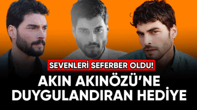 Akın Akınözü'ne duygulandıran doğum günü hediyesi