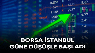 Borsa günü düşüşle açtı! Borsa İstanbul BİST 100..