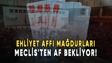 Ehliyet affı mağdurları Meclis'ten af bekliyor!