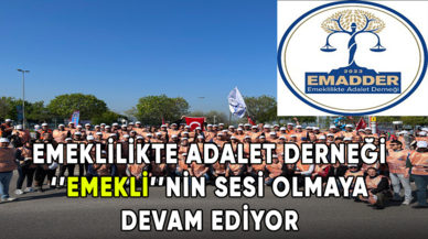 Emeklilikte Adalet Derneği Pazar Günü Kadıköy'de