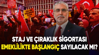 Emeklilikte staj ve çıraklık sigortası başlangıç sayılacak mı?