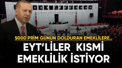 EYT'liler 5000 Prim Gün ve Kısmi Emeklilik hakkı istiyor