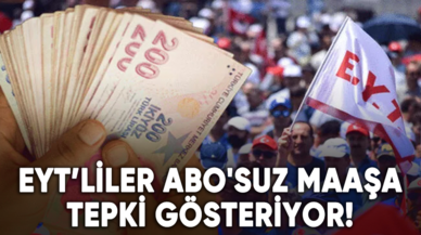 EYT'liler ABO'suz maaşa tepki gösteriyor!