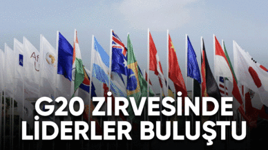 G20 zirvesinde liderler buluştu