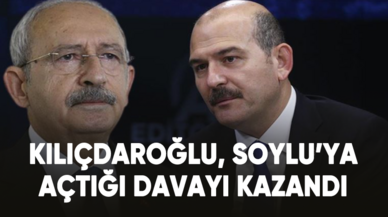 Kemal Kılıçdaroğlu, Süleyman Soylu’ya açtığı tazminat davasını kazandı