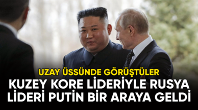 Kuzey Kore Lideri Rusya Devlet Başkanı Putin ile uzay üssünde görüştü