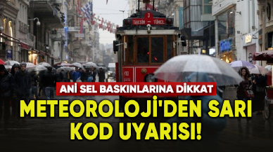 Meteoroloji'den sarı kod uyarısı: Kuvvetli yağışlar geliyor!