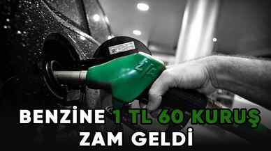 Motorinden sonra benzine de bir zam geldi!