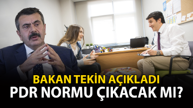 PDR norm güncellemesi çıkacak mı? Bakan Tekin açıkladı