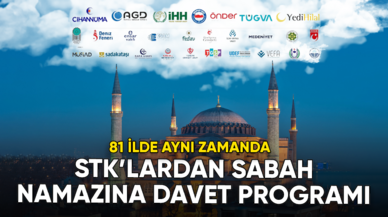 STK’lardan Sabah Namazına Davet Programı