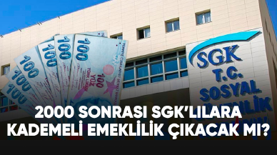 2000 sonrası kademeli emeklilik çıkacak mı?