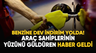 Araç sahiplerinin yüzünü güldüren haber geldi: Benzine dev indirim yolda!