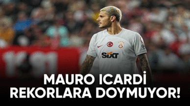 Arjantin'li yıldız Mauro Icardi rekorlara doymuyor