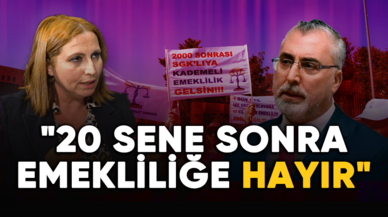 EMADDER Başkanı Uğurlu: "20 sene sonra emekliliğe hayır diyoruz"