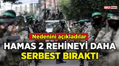 Hamas 2 rehineyi daha serbest bıraktı