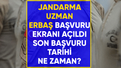 Jandarma uzman erbaş alımı başvuru ekranı açıldı