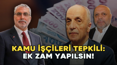 Kamu işçileri tepkili: Ek zam yapılsın!