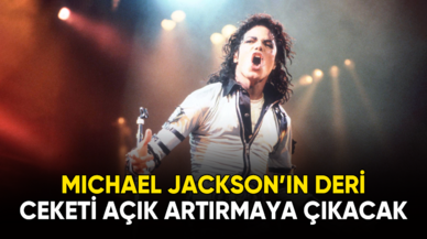 Michael Jackson'ın deri ceketi açık artırmaya çıkıyor