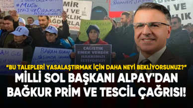 Milliyetçi Sol Parti Başkanı Alpay'dan Bağ-Kur çağrısı!