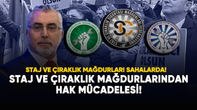 Staj ve çıraklık sigortası mağdurlarından hak mücadelesi!