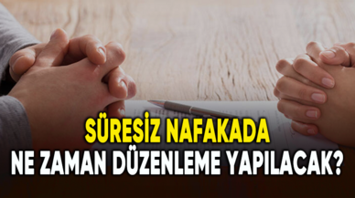 Süresiz nafakada ne zaman düzenleme yapılacak?