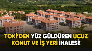 TOKİ’den yüz güldüren ucuz konut ve iş yeri ihalesi!