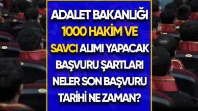 Adalet Bakanlığı 1000 hakim ve savcı alacak