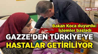 Bakan Koca duyurdu: Gazzeli kanser hastaları Türkiye'ye getiriliyor