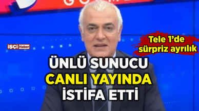 Sunucu Gökmen Karadağ'dan Tele 1 canlı yayınında istifa