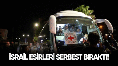 İsrail Filistinli esirleri serbest bıraktı!