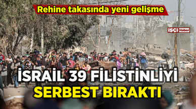 İsrail ile Hamas arasında rehine takası: 39 Filistinli serbest bırakıldı