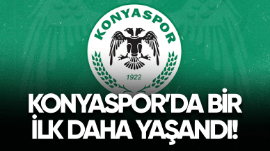 Konyaspor'da bir ilk daha yaşandı! İşte o gelişme