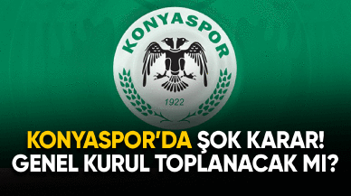 Konyaspor'da şok karar! Genel Kurul toplanacak mı?