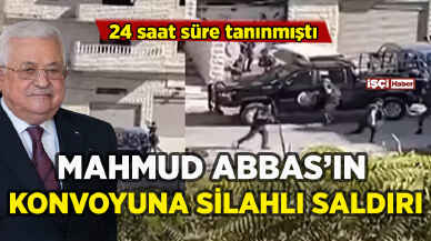 Mahmud Abbas'ın konvoyuna silahlı saldırı