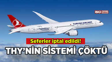 THY'nin sistemi çöktü: Seferler iptal edildi