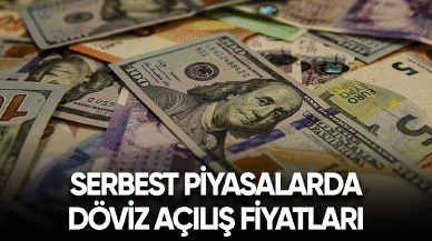 Serbest piyasalarda döviz açılış fiyatları