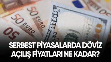 Serbest piyasalarda döviz açılış fiyatları