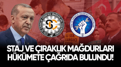 Staj ve Çıraklık mağdurlarından hükümete çağrı