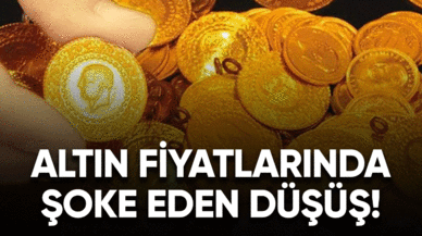 Altın fiyatlarında şaşırtan düşüş!