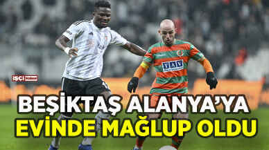 Beşiktaş Alanyaspor'a evinde yenildi