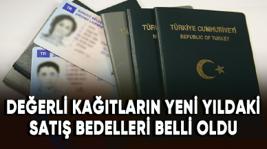 Değerli kağıtların yeni yıldaki satış bedelleri belli oldu