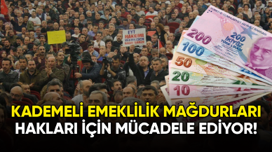 Kademeli emeklilik mağdurları hakları için mücadele veriyor!